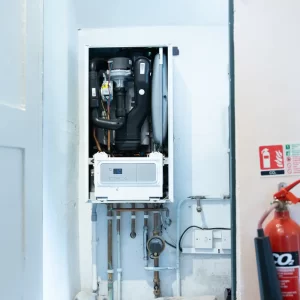 Boiler at Deans Court in Wimborne