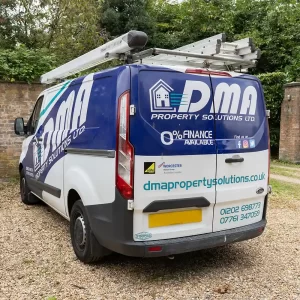 DMA Van at Deans Court