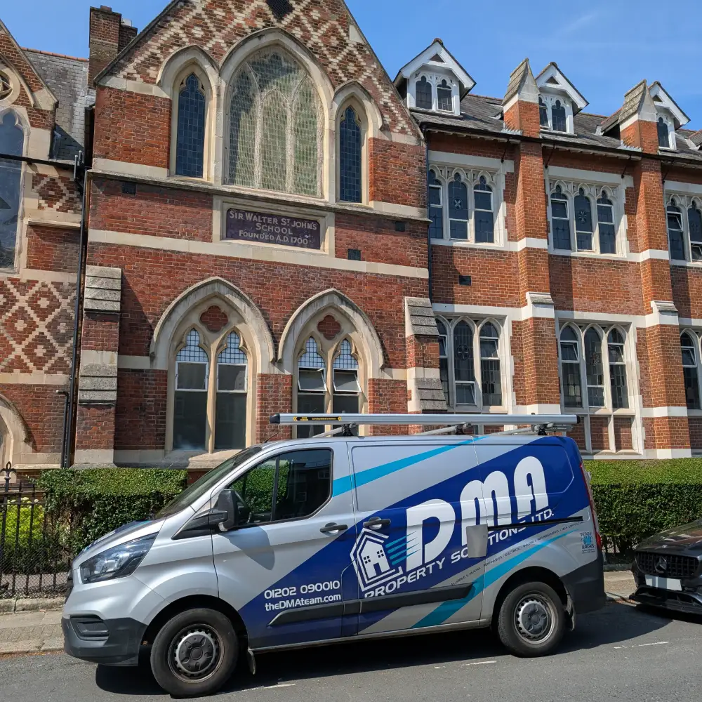 DMA Van at New Offices in Battersea Square