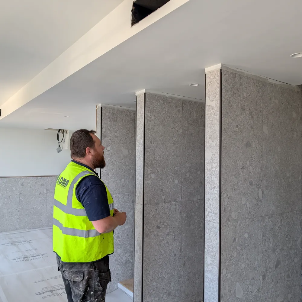 DMA Installing Showers in Office Building