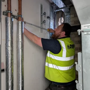 DMA Installing new Pipework for a Office in London
