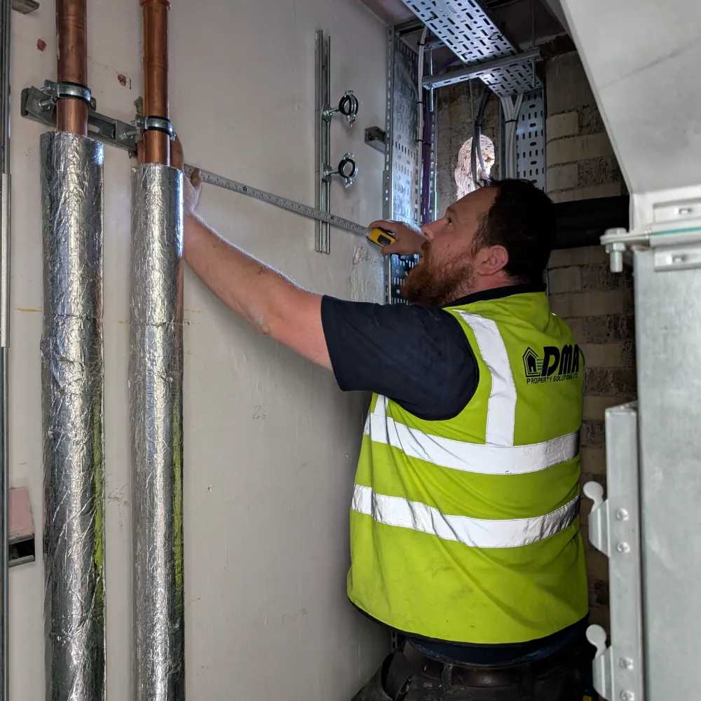 DMA Installing new Pipework for a Office in London