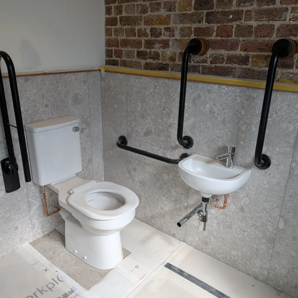 New Disabled Toilets in an Office in London