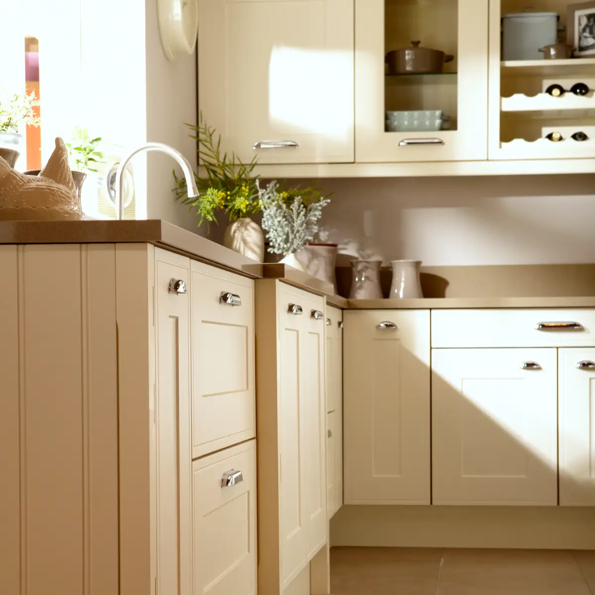 Beige Domestic Kitchen