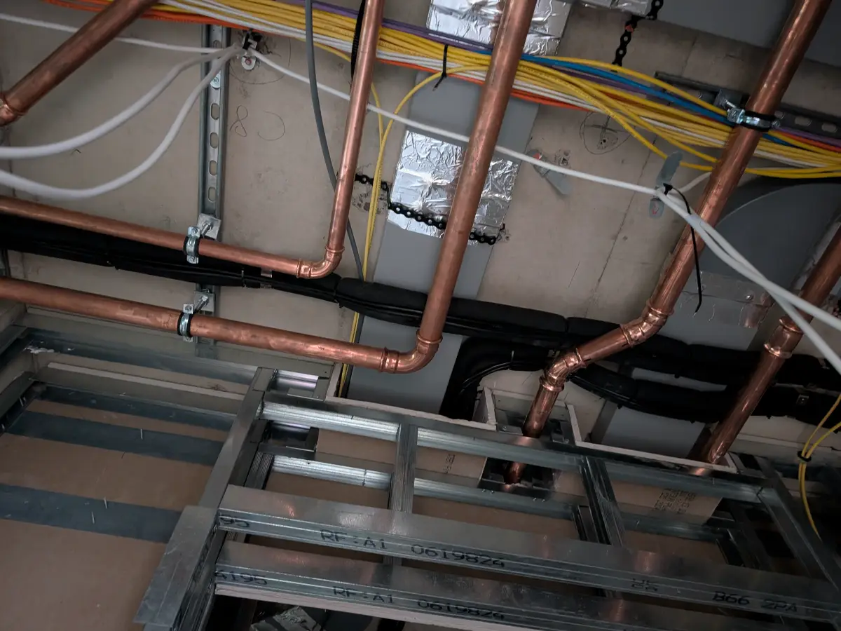 Installed Pipework Wimbledon Development