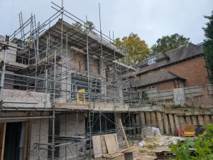 Wimbledon Development Basement Exterior Site Entrance