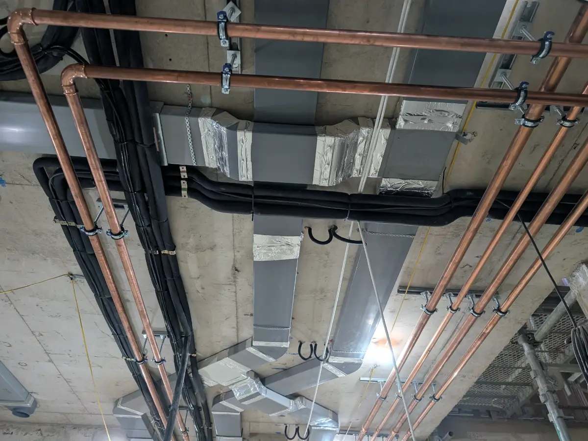 Wimbledon Development Basement Mains Pipework