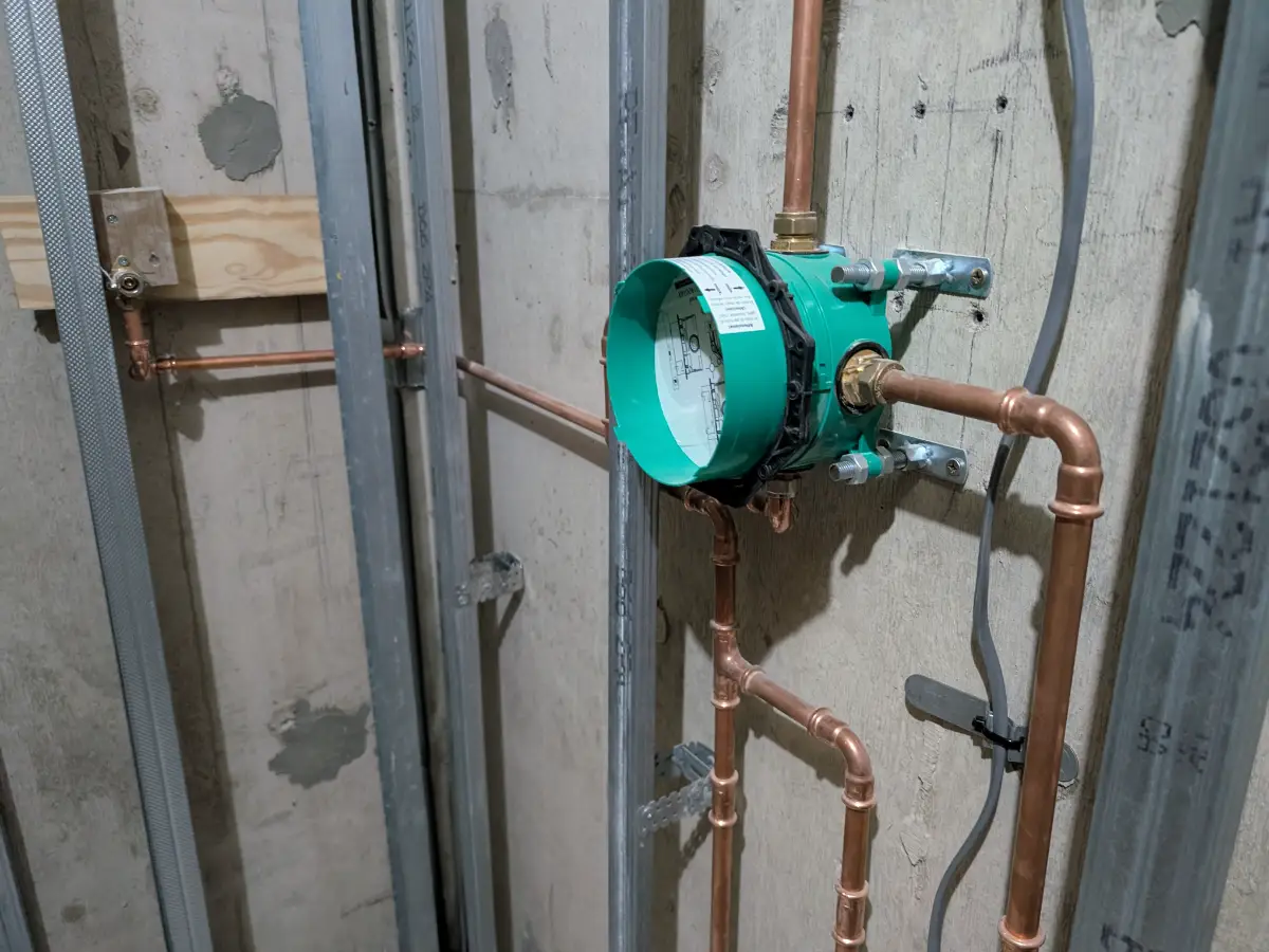 Wimbledon Development Close-up Pipework