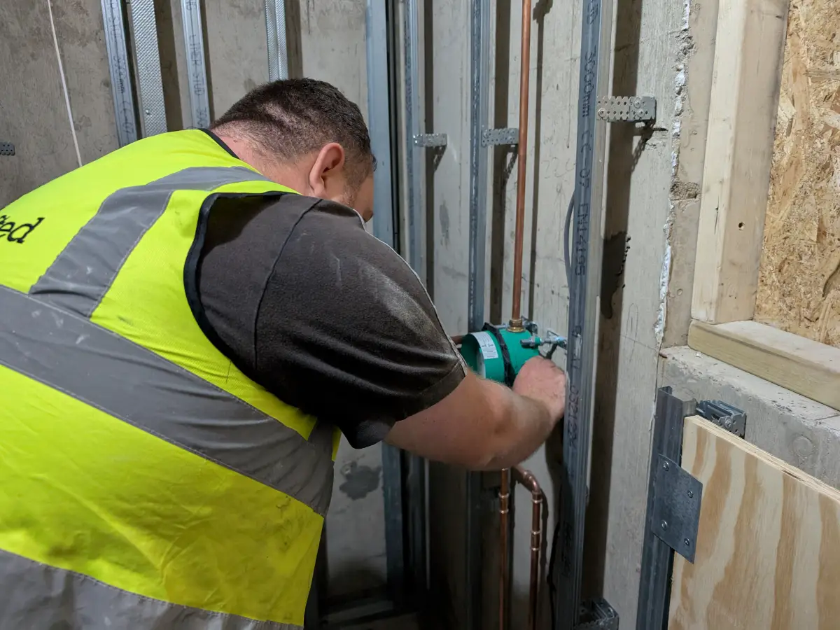 Wimbledon Development DMA Pipework Install