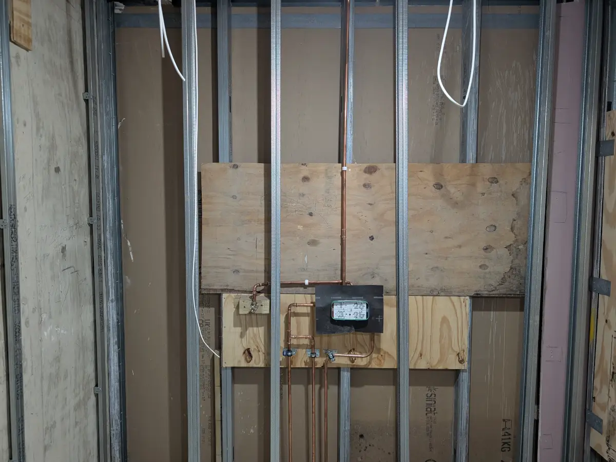 Wimbledon Development Pipework Installation Progress