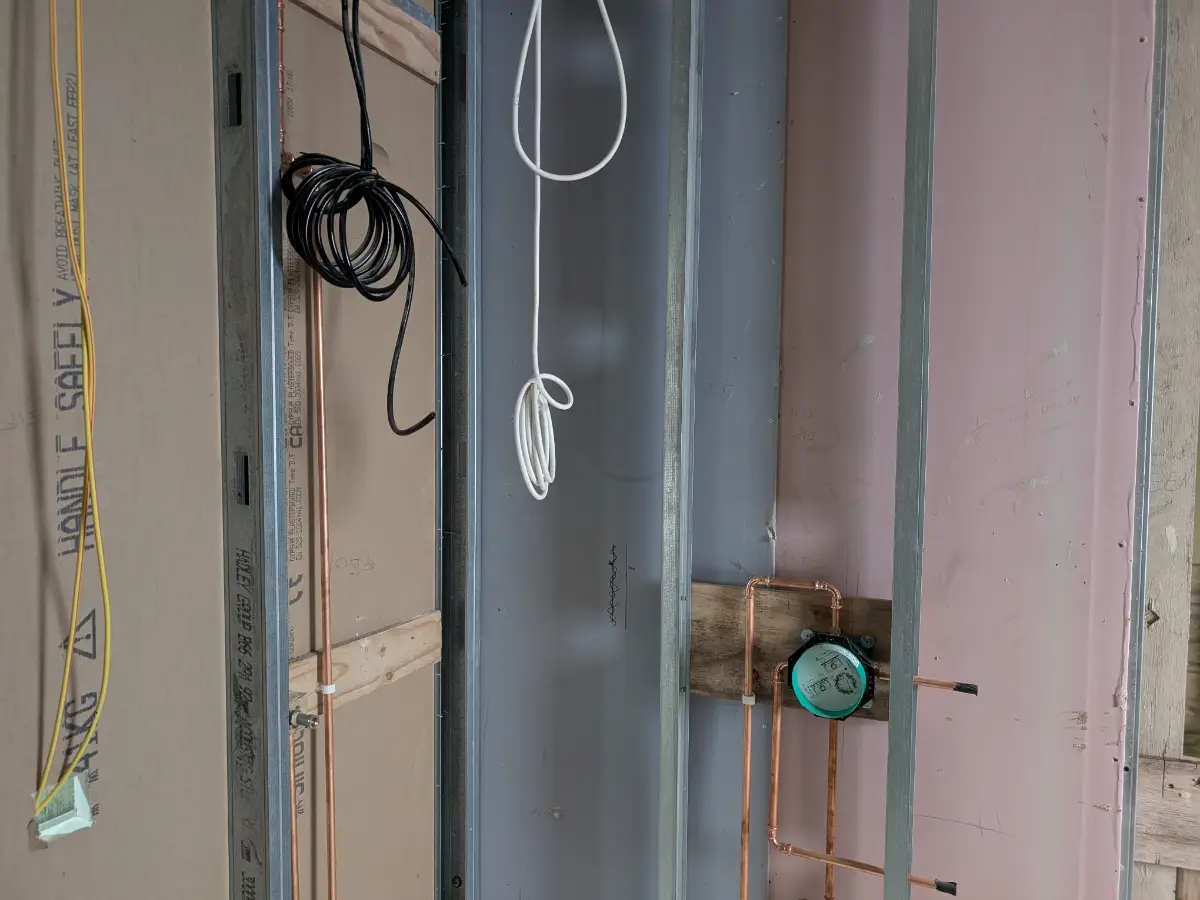 Wimbledon Development Room Pipework