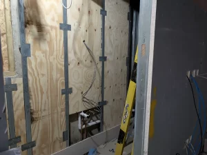 Wimbledon Development Wall Pipework