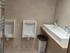 commercial toilet block renovation in poole, dorset