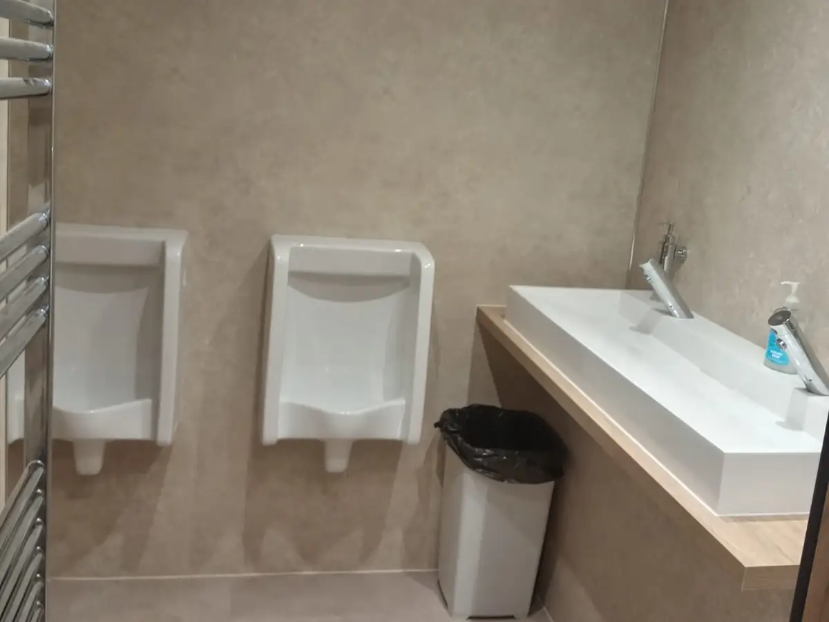 commercial toilet block renovation in poole, dorset