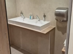 commercial toilet block renovation in poole, dorset