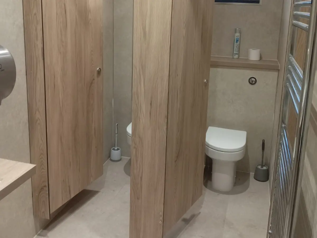 commercial toilet block renovation in poole, dorset