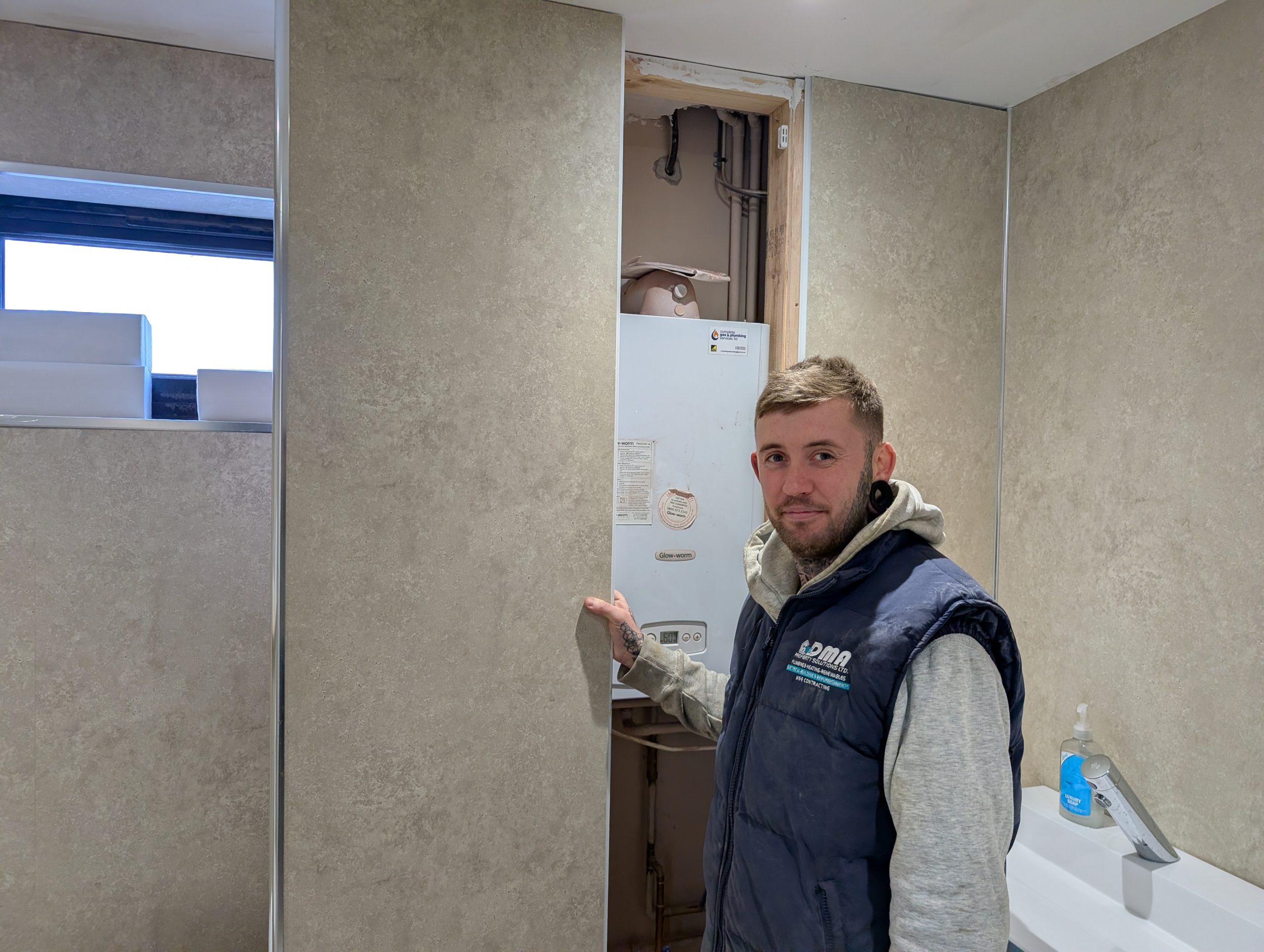 commercial toilet block renovation in poole, dorset