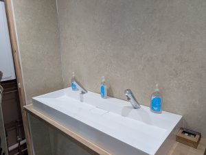 commercial toilet block renovation in poole, dorset