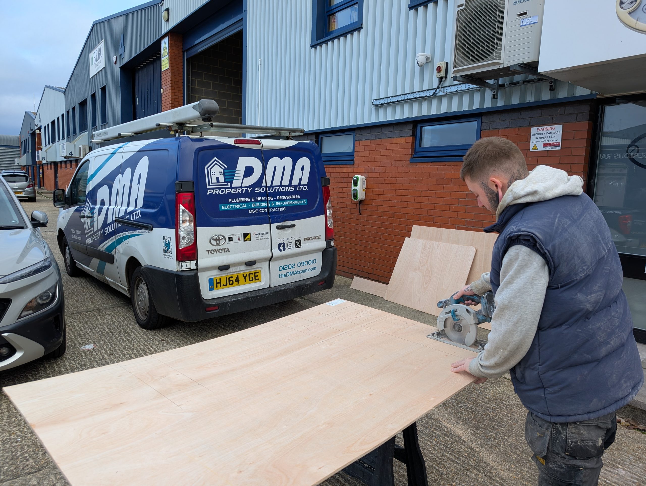 commercial toilet block renovation in poole, dorset