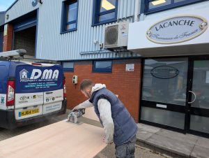commercial toilet block renovation in poole, dorset