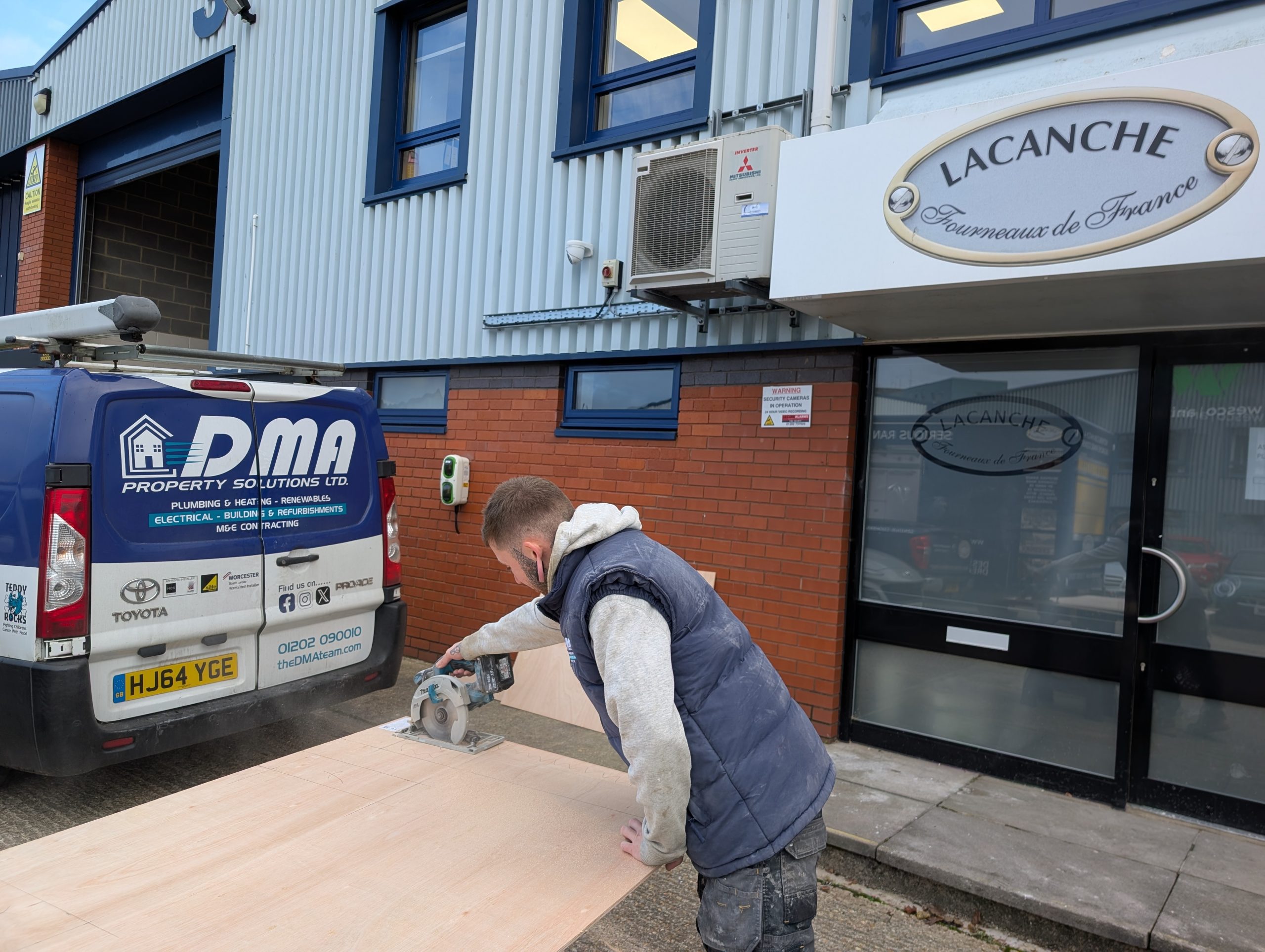 commercial toilet block renovation in poole, dorset