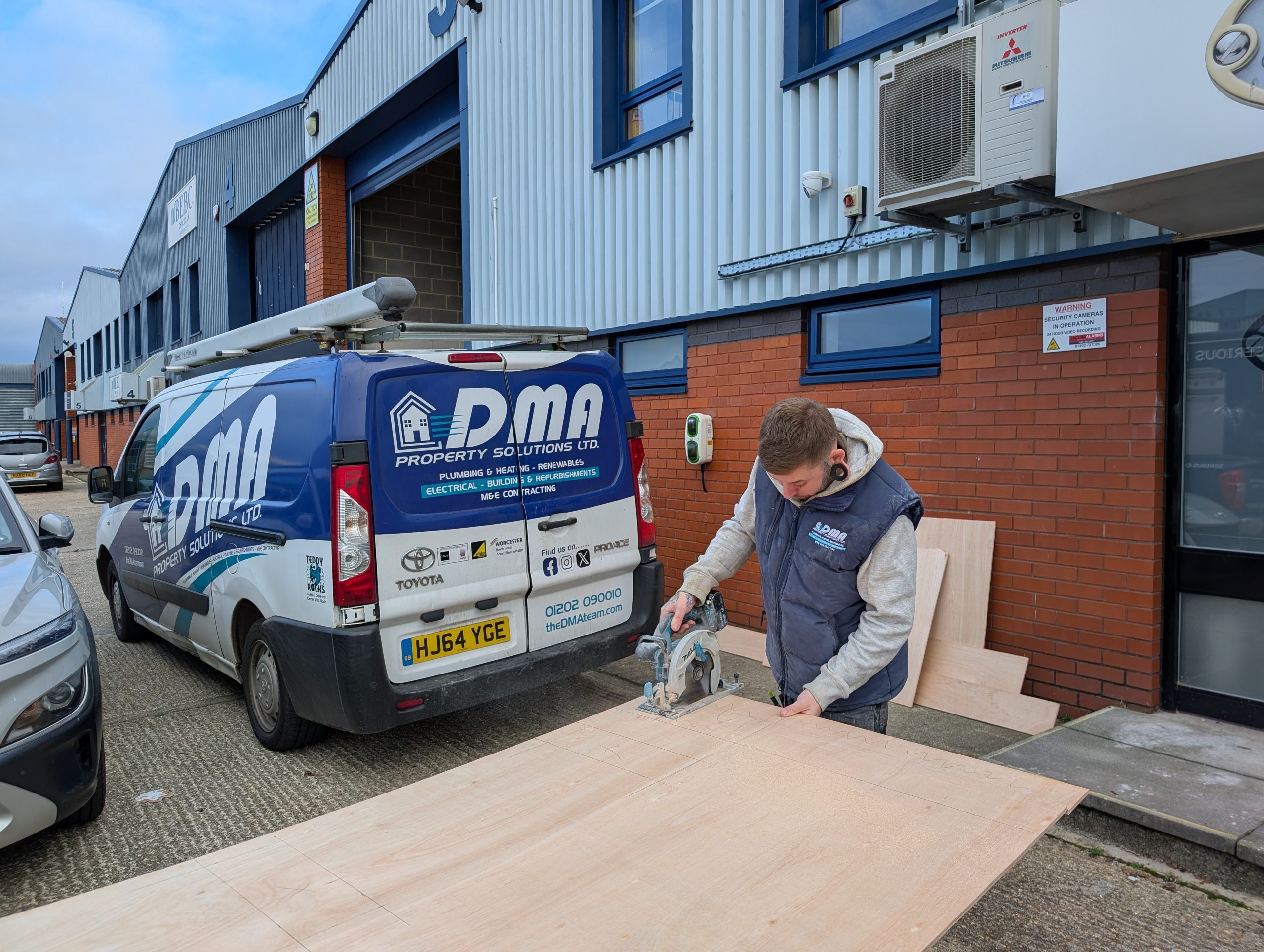 commercial toilet block renovation in poole, dorset