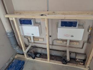 commercial toilet block renovation in poole, dorset