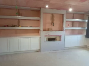 Poole Bespoke Media Wall Installation in Progress