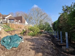Garden Refurbishment & Retaining Wall in Wimborne, Dorset | DMA Property Solutions